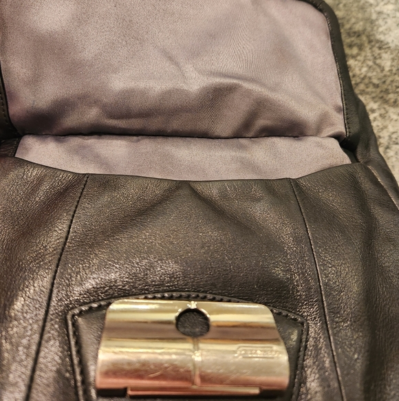 *Low Start* EUC Coach Kristen Black Leather Shoulder Bag - Picture 9 of 13